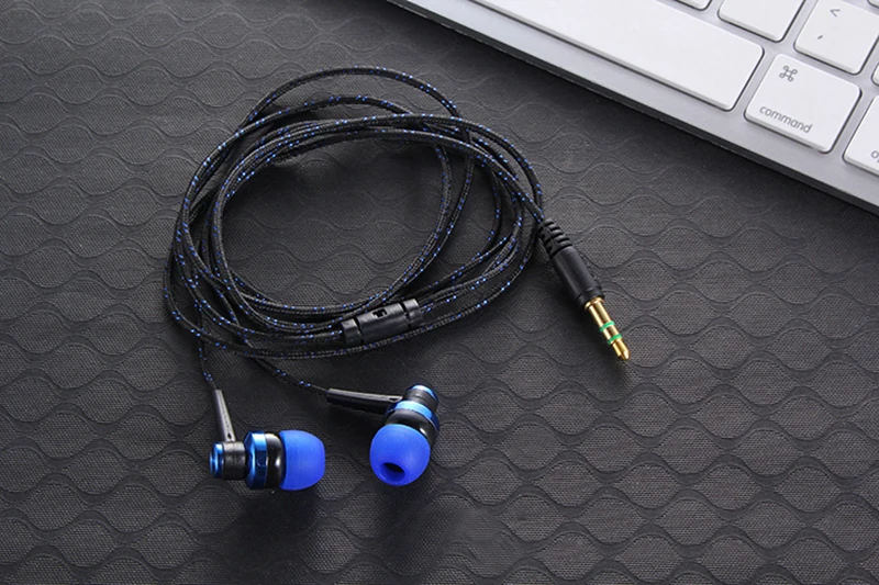 HANGRUI MP3 MP4 проводка сабвуфера наушники ушной Плетеный Канатный провод тканевая веревка ушной затычки шумоизолирующие наушники для iphone Телефонов