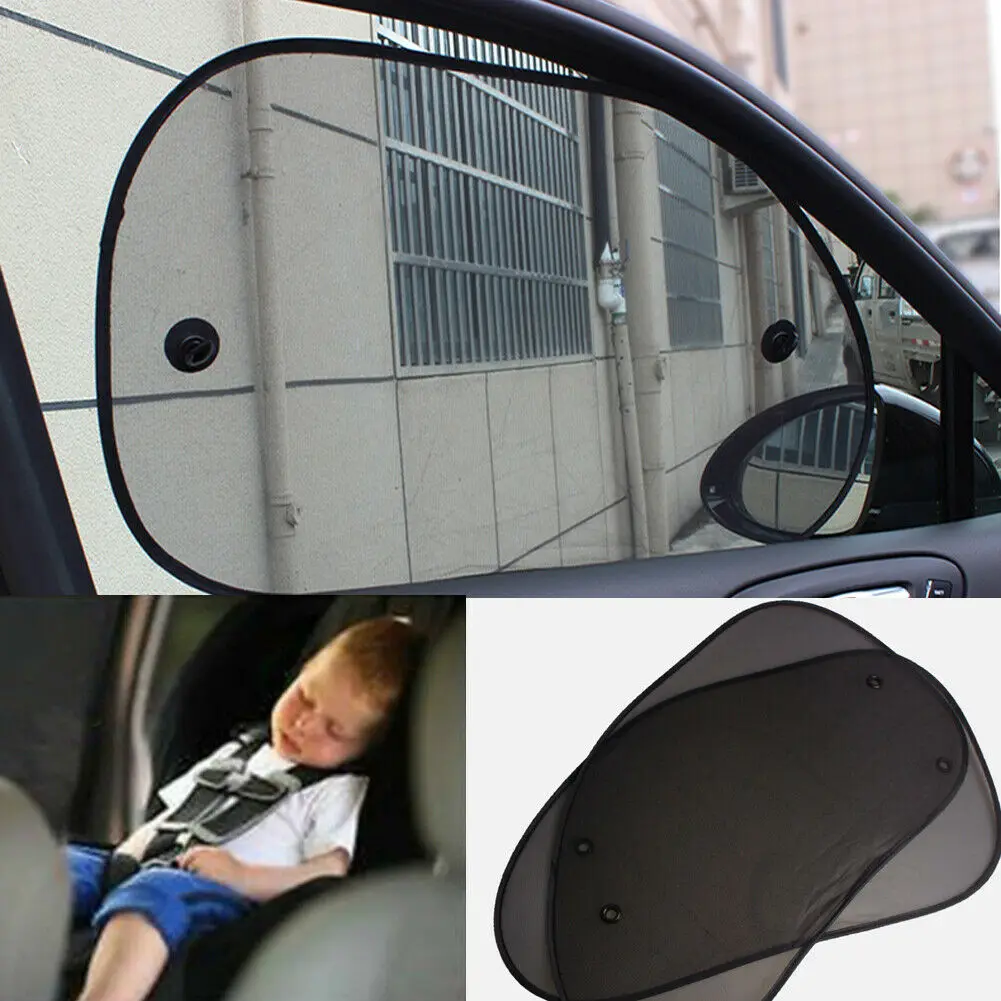 2 шт боковое заднее стекло экран сетка солнцезащитный козырек подходит для автомобиля УФ Защита