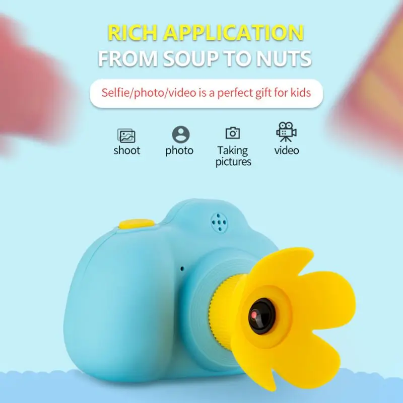 

2019 New Stylish Cute Portable Rechargeable Battery Video Recorder DV Camcorder Digital CMOS Kids Camera HD 2.0 inch LCD