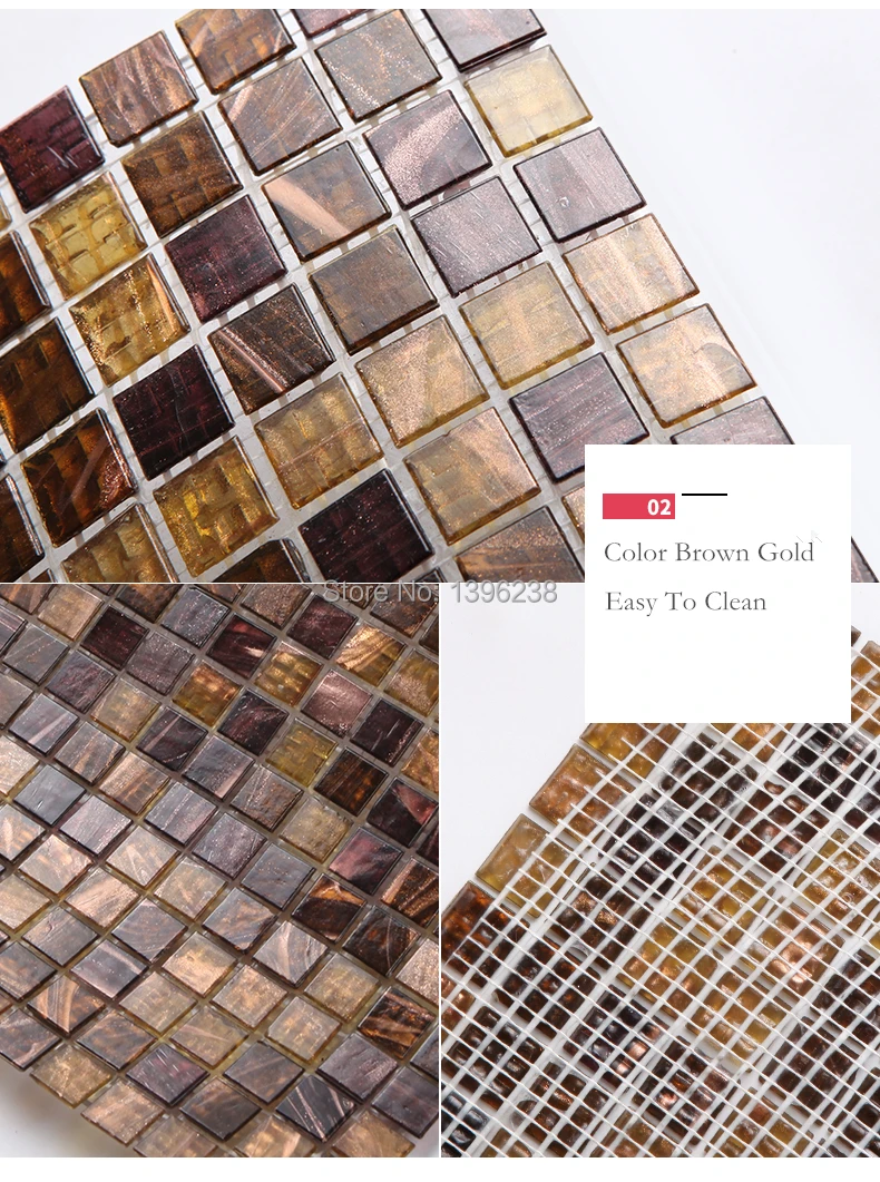 Cucina backsplash piastrelle di Vetro D\'oro Modello di linea ... Cucina backsplash piastrelle di Vetro D\'oro Modello di linea ...