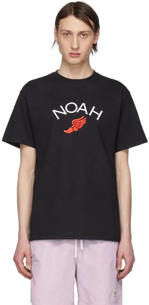 19SS NOAH X DSMLA г. ANGEL Футболка NOAH футболка Kanye West в стиле «хип-хоп» из хлопка с принтом уличная Harajuku футболка xxxtentacion пары