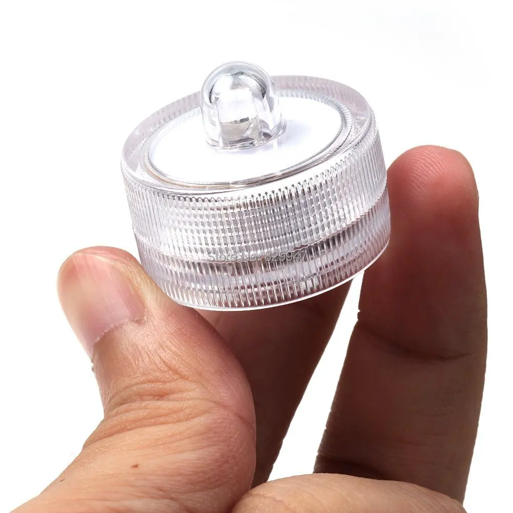 50 pcs/lot Led Submersible Lights Underwater Candles for Wedding Party