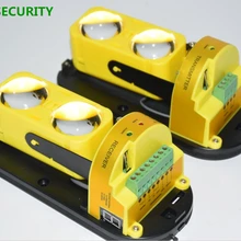 LPSECURITY 2 пучка 30 до 100 м СВЕТОДИОДНЫЙ Датчик выравнивания активный инфракрасный датчик барьер детектор Сигнализация Защита периметра