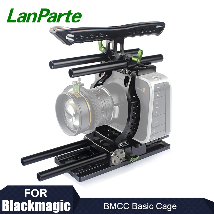 Lanparte Bmcc Gabbia Per Blackmagic Cinema Camera