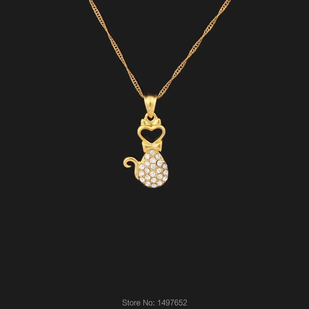 

New vintage18k gold necklace Women Necklace Pendant Jewelry crystal monkey pendant for women&men free shipping