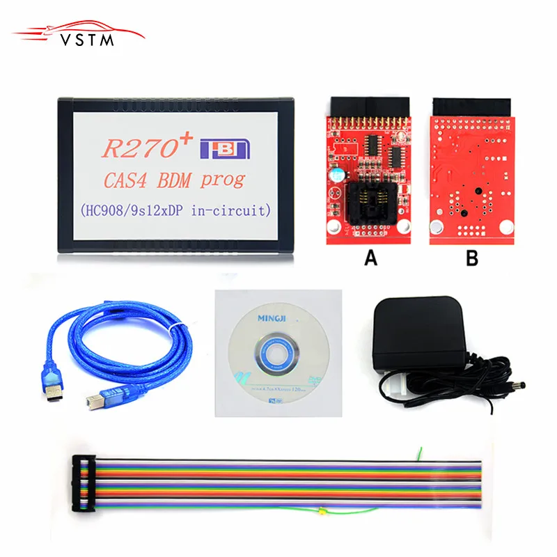 

Original R270+ V1.20 Auto CAS4 BDM Programmer R270 CAS4 BDM Programmer Professional for bmw key prog free shipping
