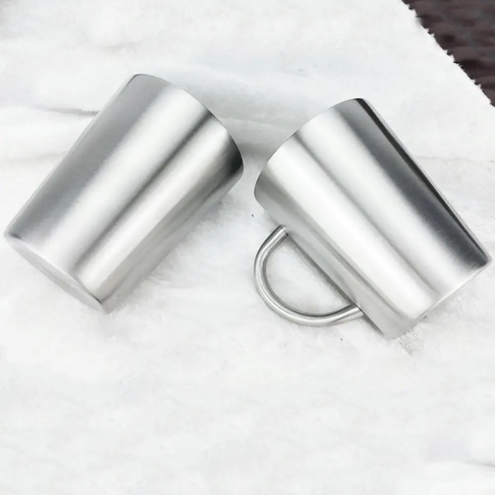 

1 Pc 304 Stainless Steel Double Wall Titanium Drinks Coffee Candle Mug Cup Container