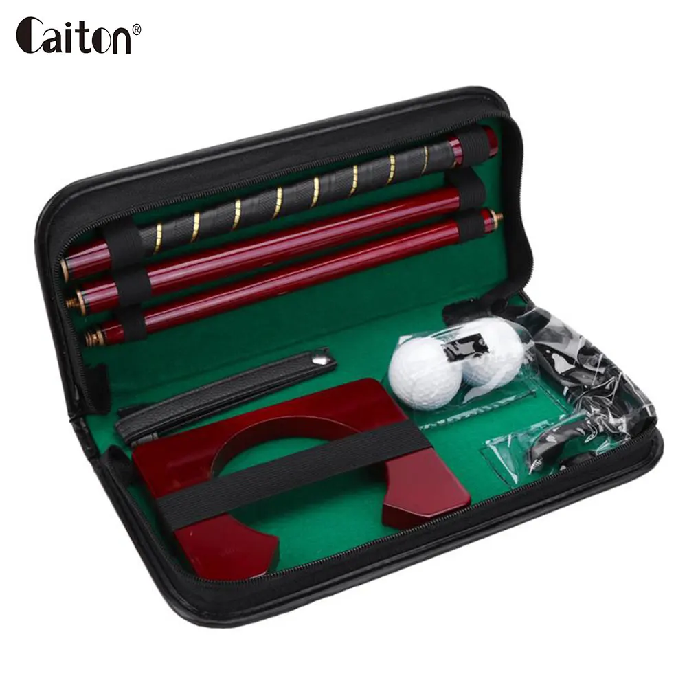 Caiton Portable Golf Putter Practicee Set Travel Indoor Golfs Ball Holder Putting Training Aids Tool With Carry Case Gifts Caiton Portable Golf Putter Practicee Set Travel Indoor Golfs Ball Holder Putting Training Aids Tool With Carry Case Gifts