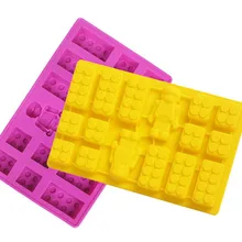 Шт. 1 шт. сетка силиконовый кубик льда лоток формы DIY строительные блоки+ форма Робот формы