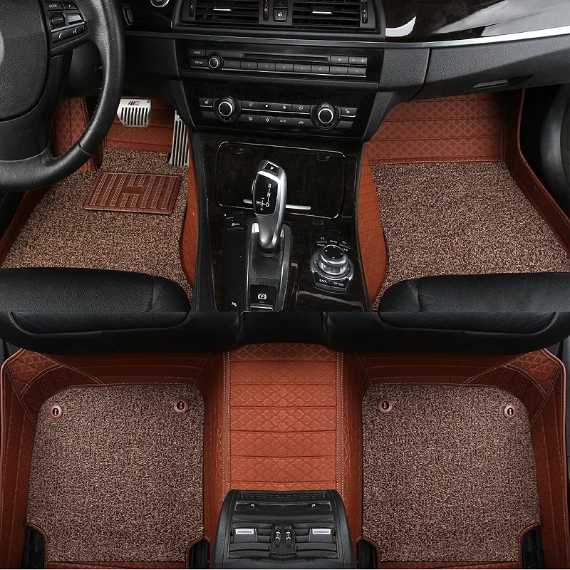 

Leather custom car floor mats for Chrysler all models Chrysler 300 300C 300M Aspen Cirrus Daytona car styling auto floor mats