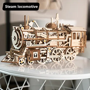 

Robotime 4 Kinds Marble Run Game DIY Waterwheel Coaster Wooden Model Building Kits Assembly Toy Gift for Children Adult LG501