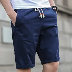 Модные брендовые хлопковые шорты для мужчин с эластичной резинкой на талии s 17