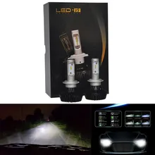 Buy 2019 NEW 2PC For Philips LED Chips 60W 12000LM H7 Headlight Kit Beam Bulbs 6500K Dropshipping headlights Free Shipping