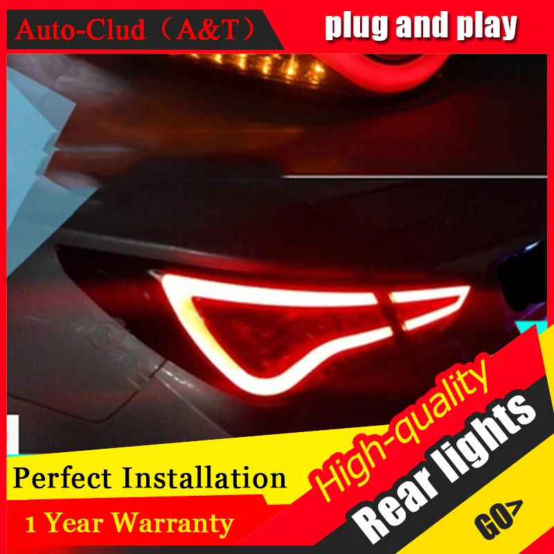 

AUTO.PRO For Hyundai Sonata led taillights 2011-2014 parking led Sonata 8 tail lamps led rear lights led light guide car styling