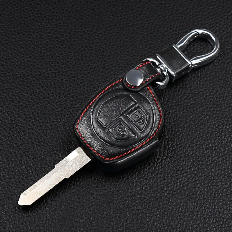 Высокое качество кожа 2 кнопки дистанционного управления набор ключей для Suzuki sx4 swift liana большая крышка ключа vitara, автомобильный стиль