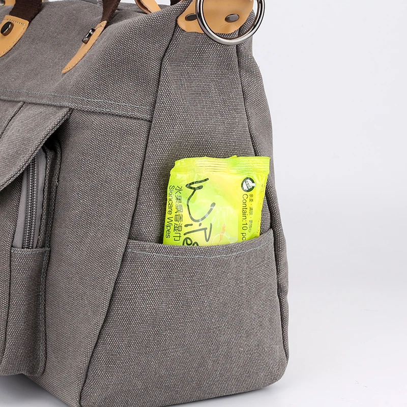 Janespri Women's Canvas Handbags High Quality Female Single Shoulder Bags casual totes Vintage Multi-pocket Ladies Totes Bolsas (33)