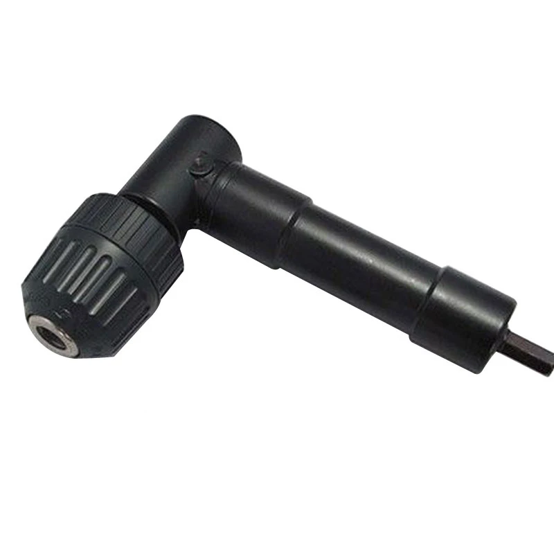 PEGASI 90 Degree 8mm Adjustable Hex Angle Driver Screwdriver Extension Socket Holder Adapter 0.8-10mm Keyless Chuck Drill Tool