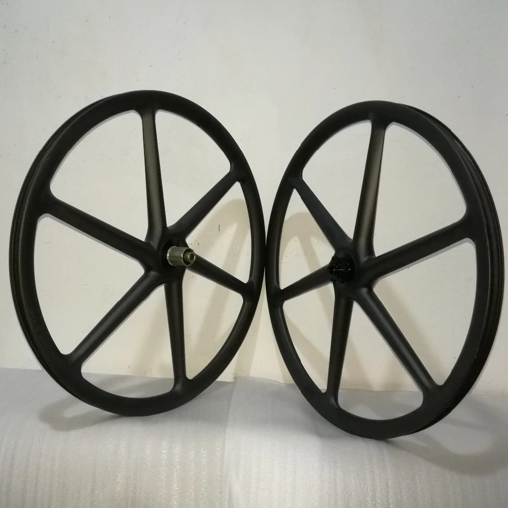 Excellent Custom logo 27.5er mtb carbon wheels 6 spokes wheels six spoke mtb carbon wheelset 27.5inch tubeless clincher Compatible 2