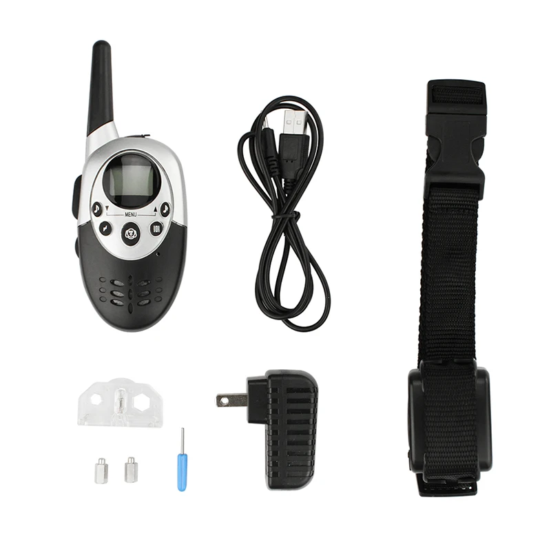 Waterproof Remote Control Vibration Shock Alarm Dog Training Collar