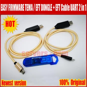 

2019 Newest 100% Original EASY FIRMWARE TEMA / EFT DONGLE + EFT Cable UART 2 in 1