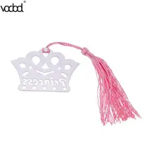 Металл Princess Crown закладки страницы книги Maker Marcapaginas Segnalibro Свадьба День рождения Подарочная коробка Офис Школьные принадлежности