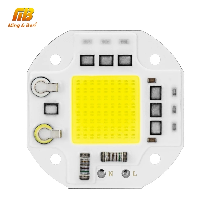 

LED COB Chip 20W 30W 50W Surge Prevention Smart IC 220V LED Chip For DIY LED Floodlight Spotlight LED Light Beads No Need Driver