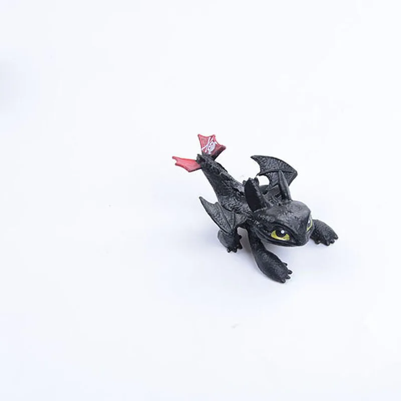 Как приручить дракона 3 черный/белый Беззубик Дракон Ночная фурия светильник Fury фигурка модель игрушки для мальчика подарок на день рождения