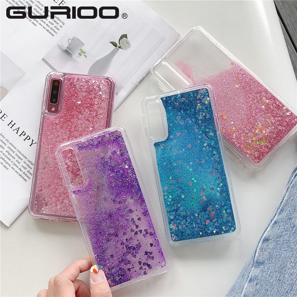 Чехол с жидким песком для Samsung Galaxy A70 A60 A50 A40 A30 A10 M10 M20 M30 J2 J3 J5 J7 EU Prine 2018 мягкий чехол