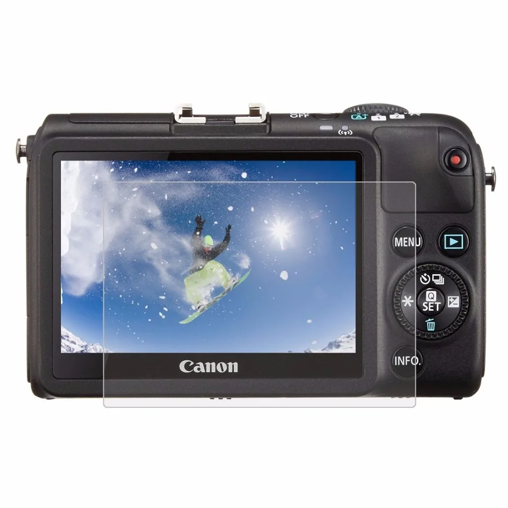 Puluz Fotocamera 2.5D Bordo Curvo 9 H Durezza Superficiale Vetro Temperato Screen Protector Per Canon M2/Sx700 Hs
