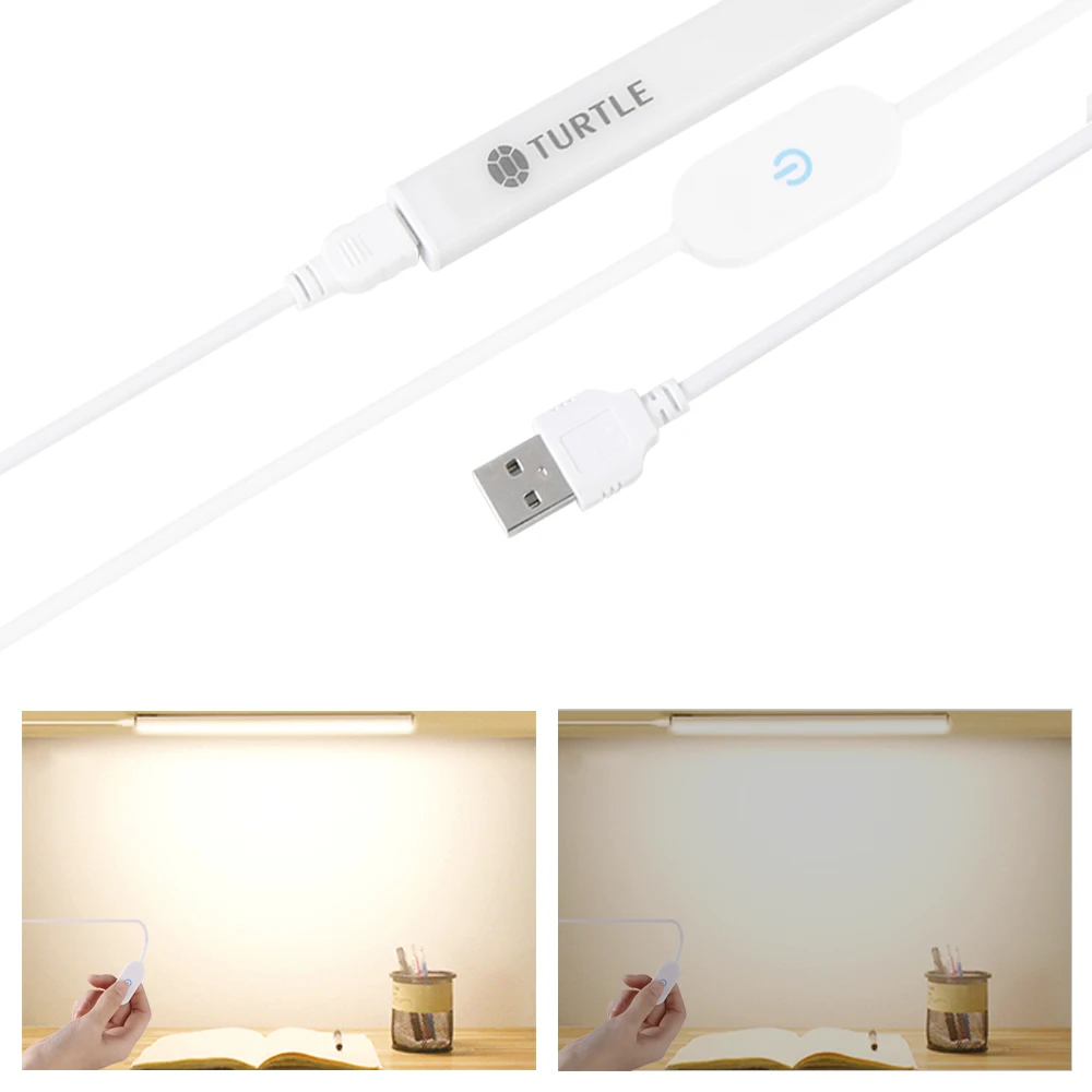 Портативный тонкий магнитный USB 38-LED светильник бар с сенсорным выключателем