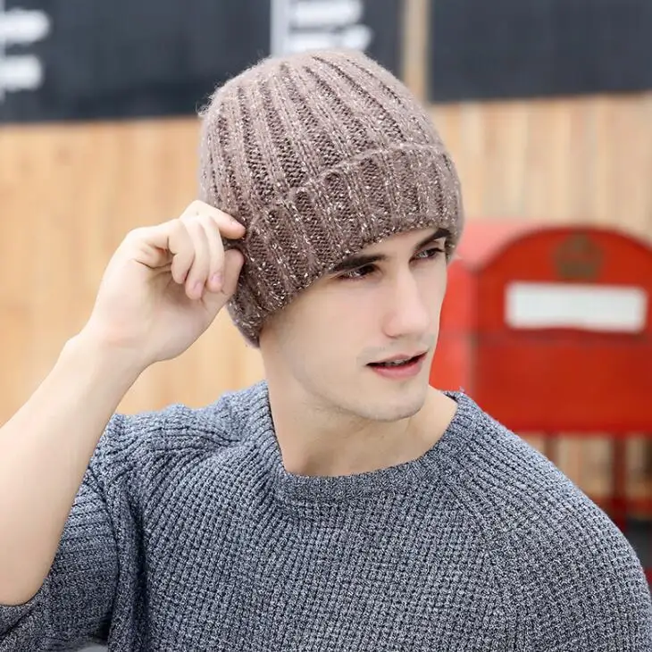 Зима теплая вязаная Кепки Размеры Регулируемая зима Шапки для Для мужчин или Дамская Мода Популярные шапка Skullies Беспроводная bluetooth-шляпа