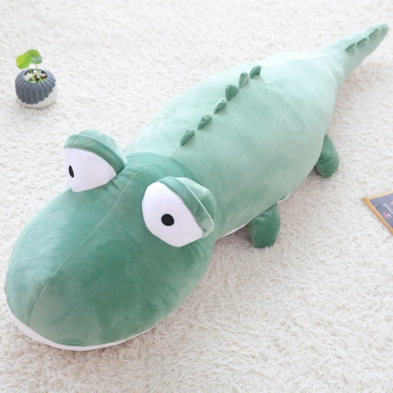 140 cm cocodrilo juguetes de Peluche cocodrilo gigante de Peluche de juguete Animal de la historieta super suave almohada de Peluche muñeca de los niños apoyos de la foto