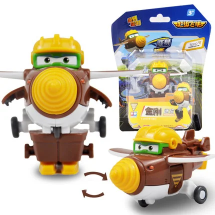 With box Todd 12 стилей, мини Супер Крылья, деформация, мини реактивный ABS робот, игрушка, фигурки, Супер крыло, трансформация, игрушки для детей, подарок - Цвет: With box Todd