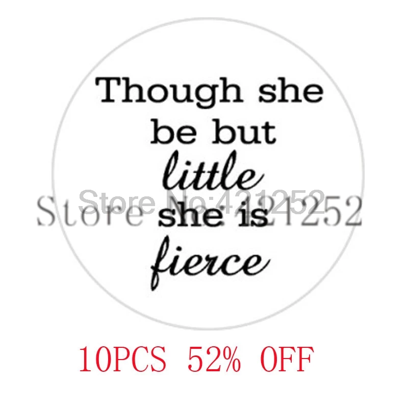 Несмотря на то что она будет но мало She Is Fierce Шекспира Цепочки и ожерелья брелок