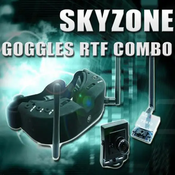 Skyzone FPV Goggles with TS832 5.8G 600mw 32CH VTX and 700TVL Camera FPV RTF Combo Skyzone FPV Goggles with TS832 5.8G 600mw 32CH VTX and 700TVL Camera FPV RTF Combo
