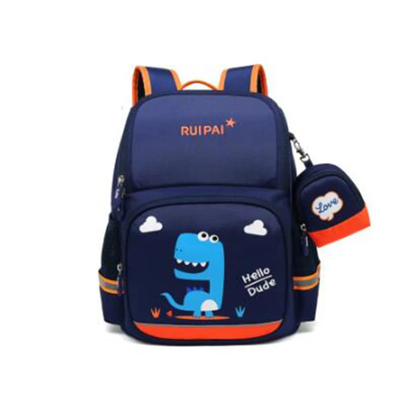 Школьная сумка с рисунком кролика и динозавра, Детский рюкзак для девочек и мальчиков, рюкзак Mochila Infantil, ортопедическая школьная сумка