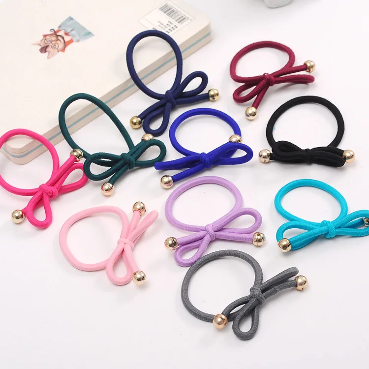 10pcs New Cute Girls Hair Elastic Band Random Colors Kids Rubber Band