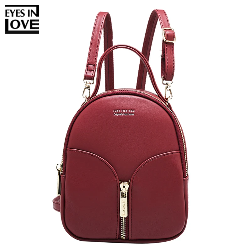 Moda cremallera diseño elemento Mochila Mini tamaño cuero alta calidad pequeño Mochila mujer monedero Moda cremallera diseño elemento Mochila Mini tamaño cuero alta calidad pequeño Mochila mujer monedero