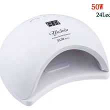 TFSCLOIN SUN X1 Plus 50 Вт Сушилка для ногтей УФ светодиодный светильник Профессиональный быстрый сухой инструмент для ногтей для отверждения всех гель-лаков без боли в руке