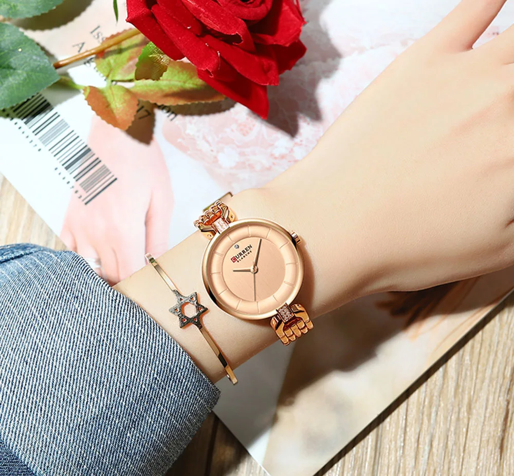 CURREN новые женские роскошные Брендовые Часы водонепроницаемые Модные женские наручные часы для женщин часы женские кварцевые часы Relogio Feminino