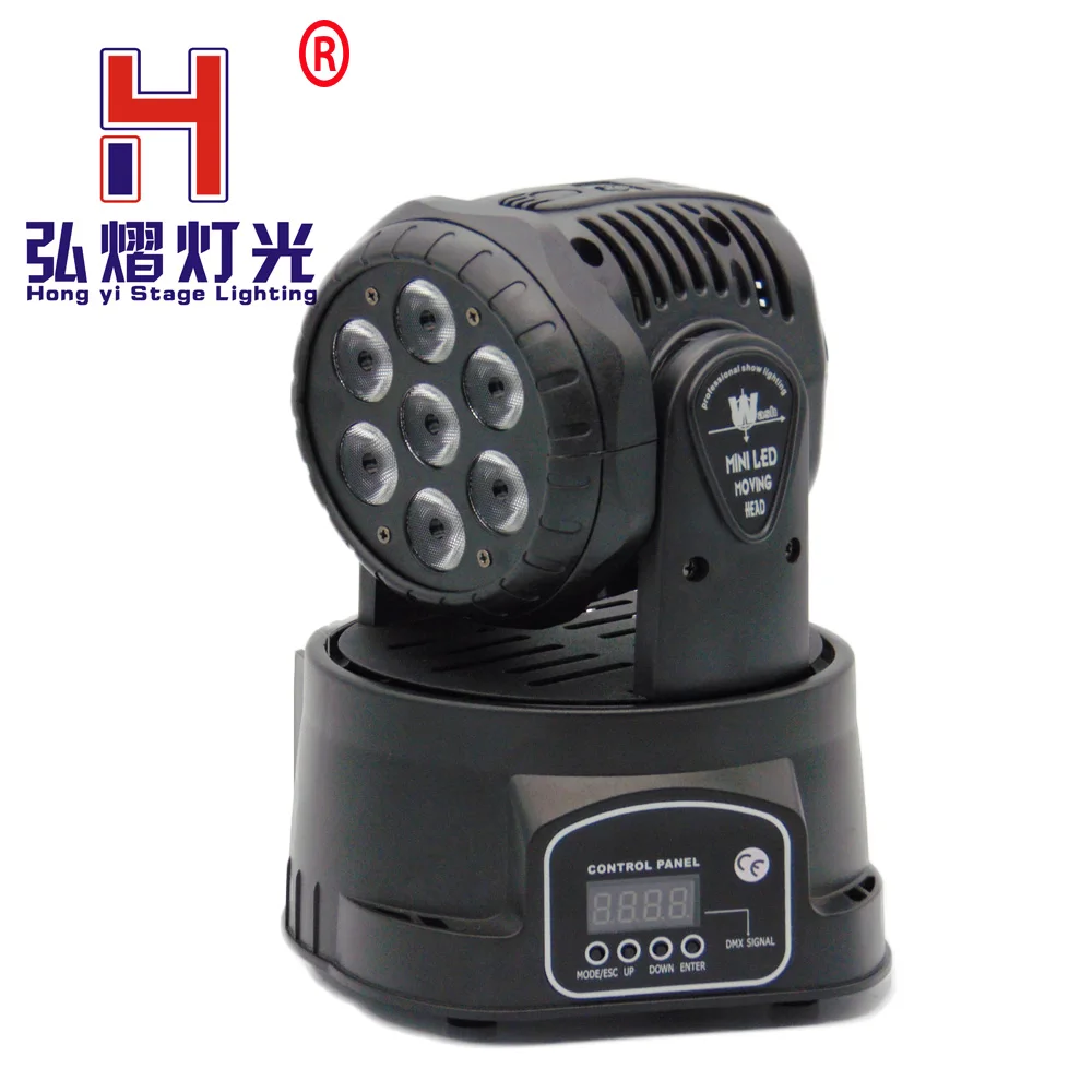 

dmx stage light 7 x 12W RGBW 4in1 LED Moving Head Stage Lighting Head Wash Light For DJ Disco Stage Party Effect Lighting