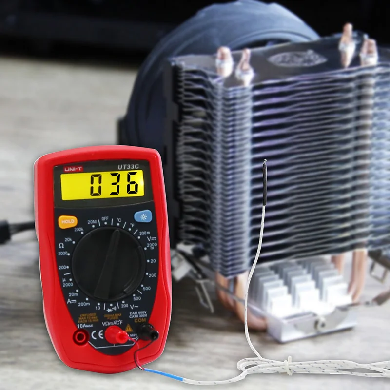 

free shipping UNI-T UT33C Handheld Digital Multimeters DC AC Ammeter Voltmeter Ohm DMM,LCD display(digital meter)