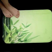 Индивидуальный коврик с принтом ковёр для гостиной зеленый бамбуковый напольный коврик с принтом для кровати комнаты ванной комнаты Противоскользящий Tapete