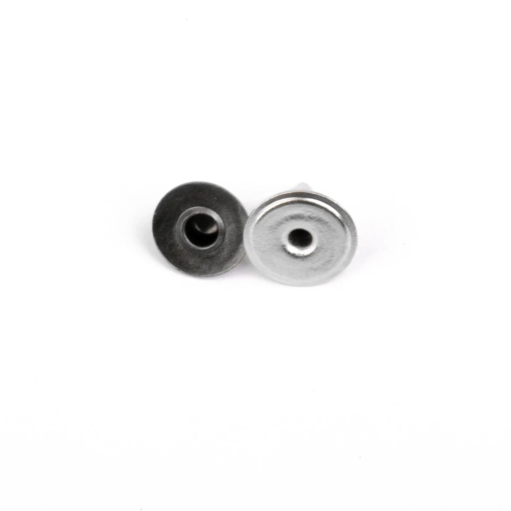  200 Sets Rivets Fasteners Studs Buttons Sewing Jean Denim Leather Craft 8mm