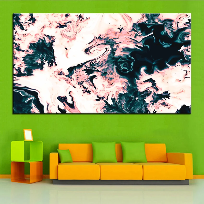 Large size Printing Oil Painting mixing colors Wall painting Decor Wall Art Picture For Living
