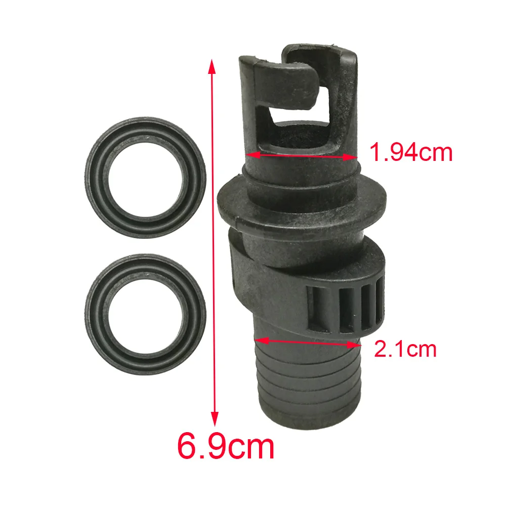 Inflatable PVC Boat Kayak Air Valve Adapter Inflation Dinghy Valve AdaALUKDIJO 