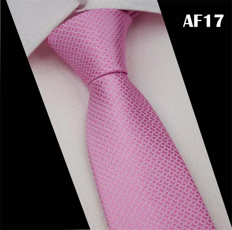 ГКНТ Новинка 2017 года Брендовая дизайнерская обувь Классический горошек розовый Slik галстуков для Для мужчин Галстук Свадебные Галстуки Для