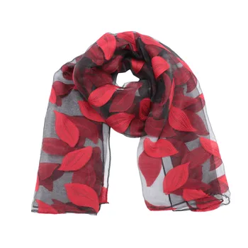 

1 pcs Fashion Silk Scarf Womens Summer Breeze Lightweight Sheer Wrap Organza Gauze Scarf Beach Towel