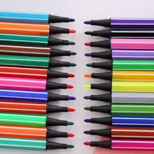 24 цвета 1 компл. ручки тончайший маркер ручка рисунок живопись граффити воды цвет Искусство Рисунок для детей Лучший подарок на день рождения