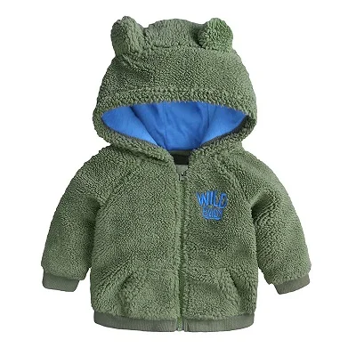 Зимние пальто для мальчиков и девочек, пальто, осенне-зимние куртки - Цвет: Зеленый